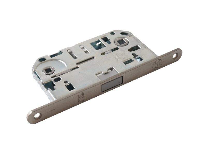 Замок магнитный STV WC, штульп овал 18 мм, нержавеющая сталь, с ответной планкой W7 и винтами. STV0001.11 (attach3 19065)