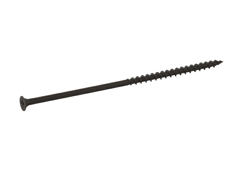 FIRMAX Шуруп 4,8×130 мм редкий шаг резьбы с потайной головкой PH черный