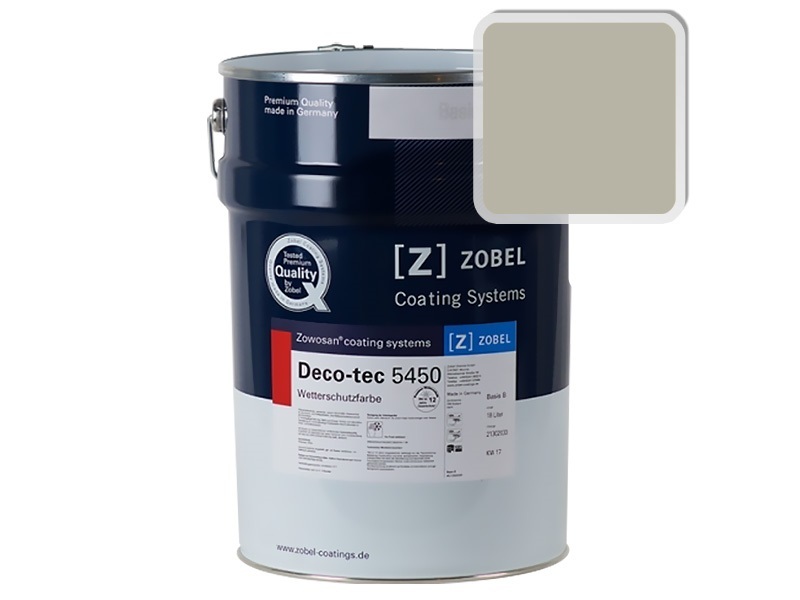 Краска для дерева ZOBEL 5450B RAL 7032, 1 л