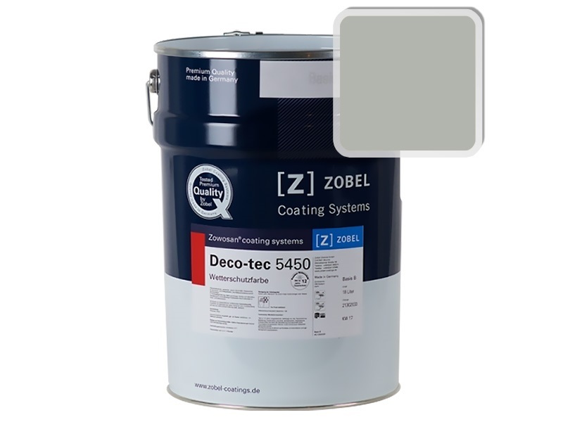 Краска для дерева ZOBEL 5450B RAL 7038, 1 л