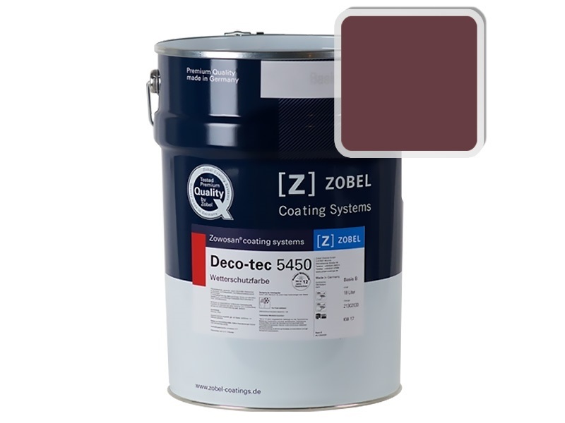 Краска для дерева ZOBEL 5450C RAL 3005, 1л
