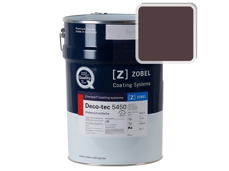 Краска для дерева ZOBEL 5450C RAL 3007, 1 л