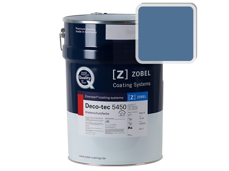 Краска для дерева ZOBEL 5450C RAL 5007, 1л