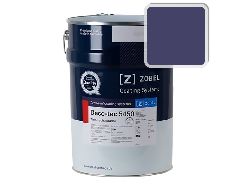 Краска для дерева ZOBEL 5450C RAL 5022, 1 л