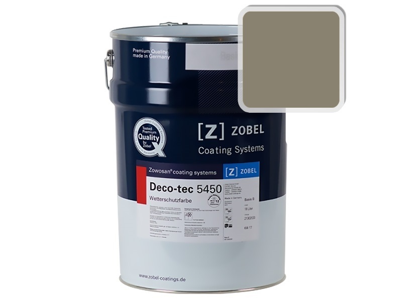 Краска для дерева ZOBEL 5450C RAL 7002, 1 л
