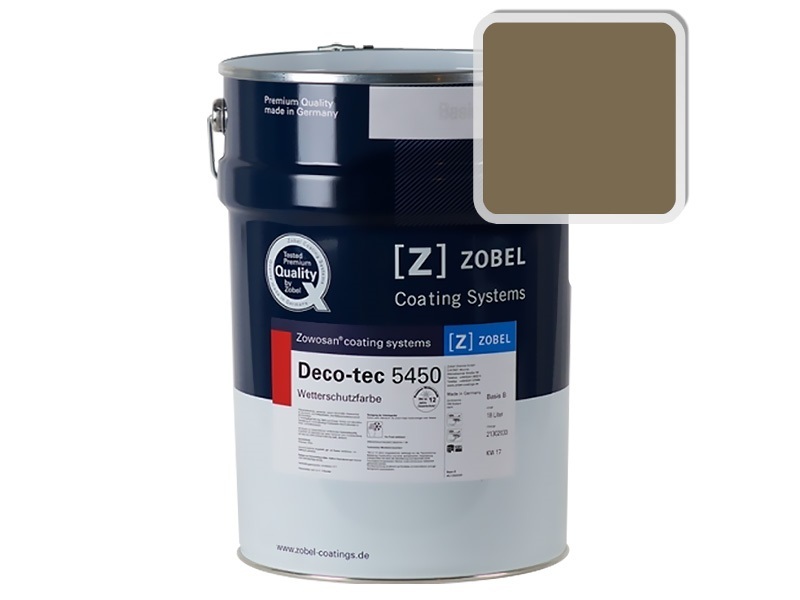 Краска для дерева ZOBEL 5450C RAL 7008, 1 л