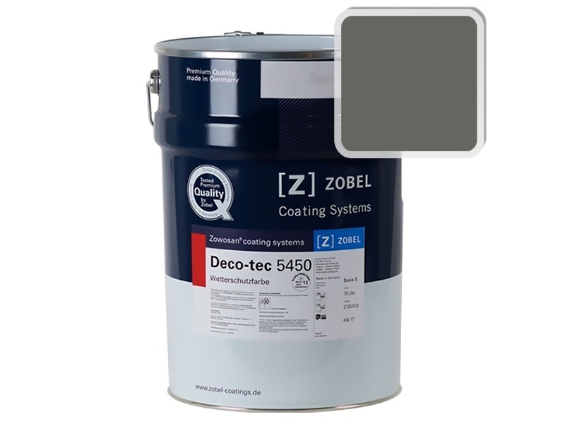 Краска для дерева ZOBEL 5450C RAL 7009, 1 л
