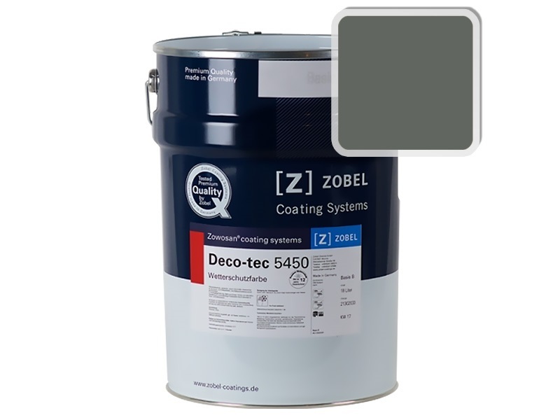 Краска для дерева ZOBEL 5450C RAL 7010, 1 л
