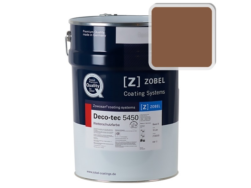 Краска для дерева ZOBEL 5450C RAL 8003, 1 л