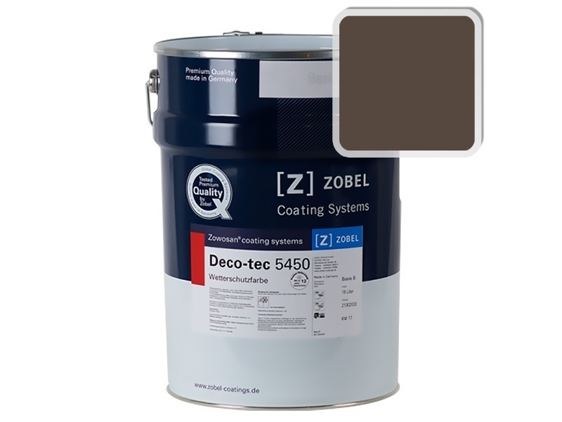 Краска для дерева ZOBEL 5450C RAL 8014, 1 л